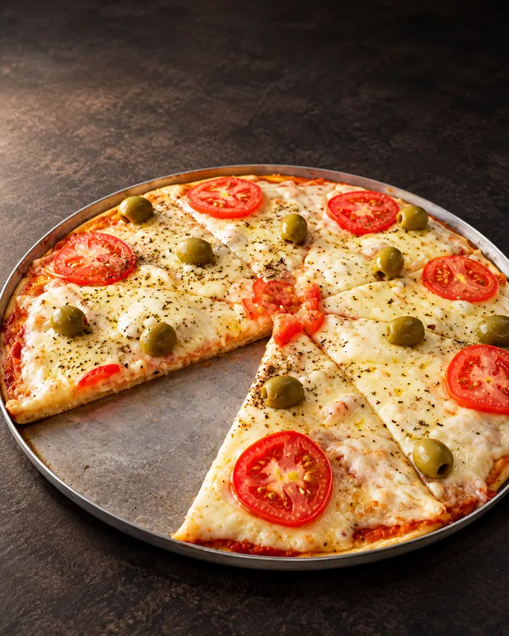 Resultado, foto de campanha de pizza